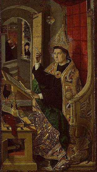 Bartolome Bermejo Saint Augustine oil painting image